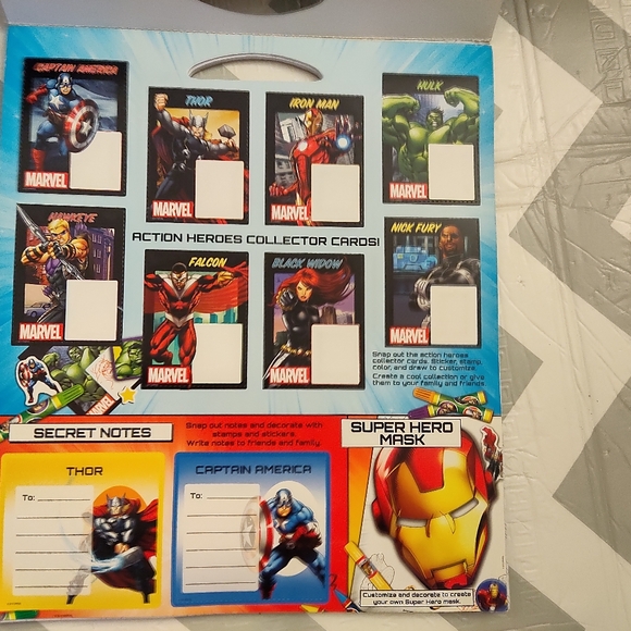 MARVEL SUPERHERO Star wars STATIONERY Art LOT BIG BUNDLE - Picture 7 of 8